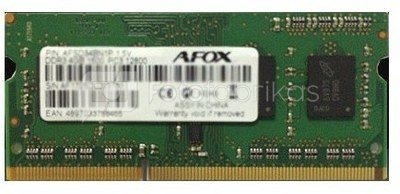 AFOX Afox SO-DIMM DDR3 4GB 1333MHz LV