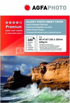 Agfaphoto photo paper 10x15 Premium Glossy 240g 100 sheets