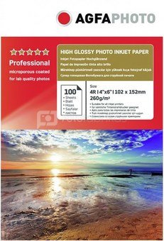 Agfaphoto photo paper Professional Glossy 10x15cm 260g 100 sheets