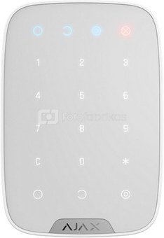 AJAX KeyPad Plus Wireless Touch Keyboard (white)