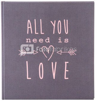 Album GB 27085 ALL YOU NEED 30x31 60pages | corners/slips|max 10x15 224|Grey