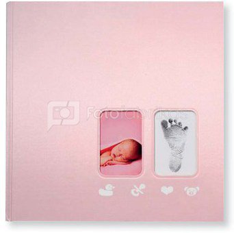 Albumas GB Baby First Step Rožinis15 398 30x31 60psl | kampučiai/lipdukai | max 10x15, su dėž.