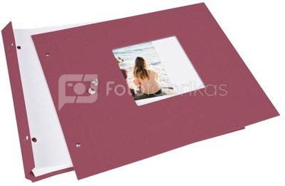 Album GOLDBUCH 26808 Bella Vista fuchsia, 30x25, 40psl, white pages