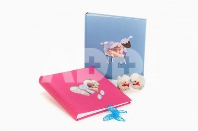 Album KPH FA-912 Baby`s story 29x32 60 pages | photo corners/splits | max 10x15 240 | material | photo in cover