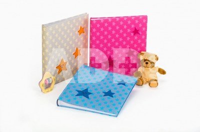 Album KPH FA-913 Baby star 29x32 60 pages | photo corners/splits | max 10x15 240 | material cover