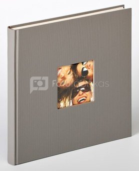 Albumas WALTHER FA-205-X Fun grey 26X25/40 psl, balti lapai | kampučiai/lipdukai | knyginio rišimo | viršelyje keičiama nuotrauka