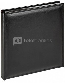 Album WALTHER FA-386-B Deluxe 28x30,5/50pages, black pages | corners/splits | bookbound | high quality artifical leather