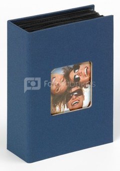 Album WALTHER MA-357-L Fun blue 10x15 100, black pages | slip in | glue bound | photo in cover