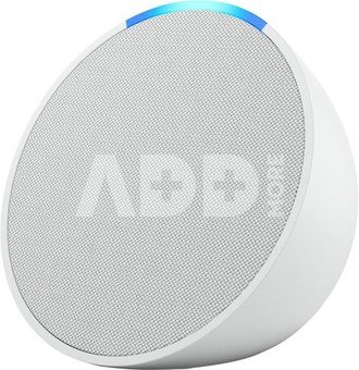 Amazon smart speaker Echo Pop, glacier white