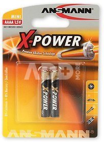 1x2 Ansmann Alkaline AAAA X-Power