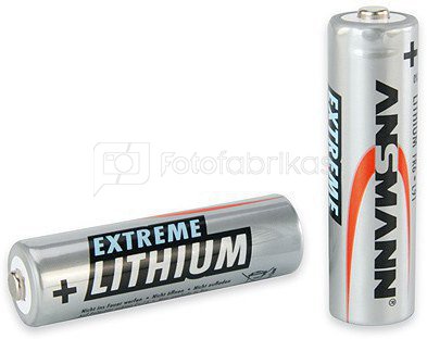 1x2 Ansmann Lithium Mignon AA LR 6 Extreme