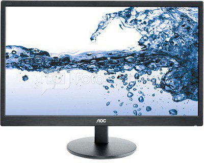 AOC E2270SWHN 21.5 ", FHD, 1920 x 1080 pixels, 16:9, LCD, TN, 5 ms, 200 cd/m², Black, Power, HDMI, VGA