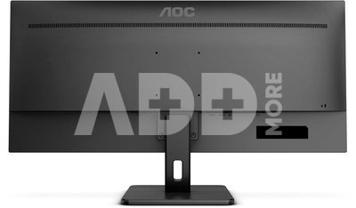 AOC Monitor U34E2M 34 ", VA, WQHD, 3440 x 1440, 21:9, 4 ms, 300 cd/m², Black, 100 Hz, HDMI ports quantity 2