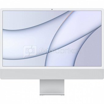 iMac 24” 4.5K Retina, Apple M1 8C CPU, 8C GPU/8GB/256GB SSD/Silver/INT