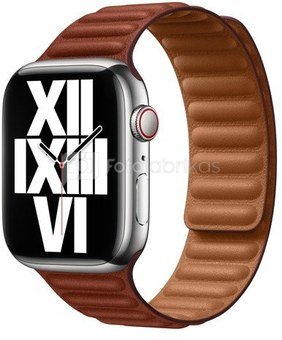 45mm Umber Leather Link - S/M