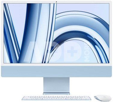 Apple iMac 24” 4.5K Retina, Apple M3 8C CPU, 10C GPU/8GB/256GB SSD/Blue/INT Apple