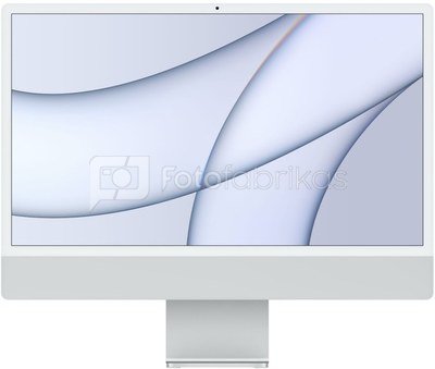 iMac 24” 4.5K Retina, Apple M1 8C CPU, 8C GPU/8GB/256GB SSD/Silver/SWE