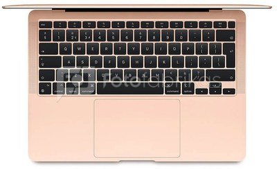 Apple MacBook Air Gold, 13.3 ", IPS, 2560 x 1600, Apple M1, 8 GB, SSD 256 GB, Apple M1 7-core GPU, Without ODD, macOS, 802.11ax, Bluetooth version 5.0, Keyboard language English, Keyboard backlit, Warranty 12 month(s), Battery warranty 12 month(s), Retina with True Tone Technology