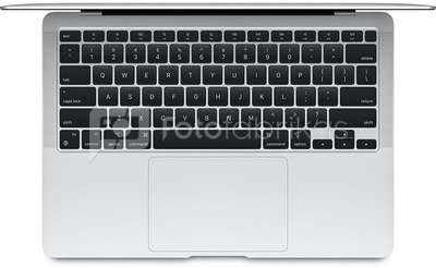 Apple MacBook Air Silver, 13.3 ", IPS, 2560 x 1600, Apple M1, 8 GB, SSD 256 GB, Apple M1 7-core GPU, Without ODD, macOS, 802.11ax, Bluetooth version 5.0, Keyboard language English, Keyboard backlit, Warranty 12 month(s), Battery warranty 12 month(s), Retina with True Tone Technology