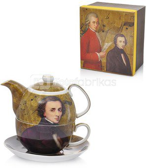 Arbatinukas su puodeliu 14x15x16 cm 101611 su Šopeno portretu