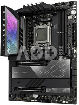 Asus ROG CROSSHAIR X670E HERO Processor family AMD, Processor socket AM5, DDR5 DIMM, Memory slots 4, Supported hard disk drive interfaces  SATA, M.2, Number of SATA connectors 6, Chipset AMD X670, ATX