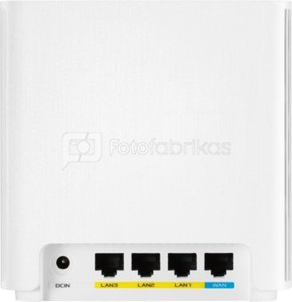 Asus Router ZenWiFi XD6 (W-2-PK) 10/100/1000 Mbit/s, Ethernet LAN (RJ-45) ports 3, Antenna type Internal antenna x 6