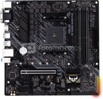 Asus TUF GAMING A520M-PLUS Processor family AMD, Processor socket AM4, DDR4, Memory slots 4, Supported hard disk drive interfaces  SATA, M.2, Number of SATA connectors 4, Chipset AMD A520, Micro ATX