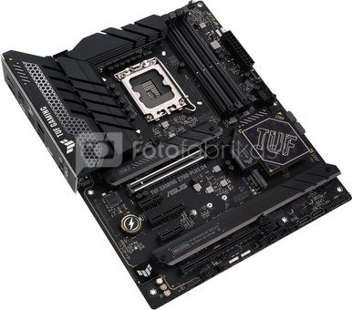 Asus TUF GAMING Z790-PLUS D4 Processor family Intel, Processor socket LGA1700, DDR4 DIMM, Memory slots 4, Supported hard disk drive interfaces  SATA, M.2, Number of SATA connectors 4, Chipset Intel Z790, ATX