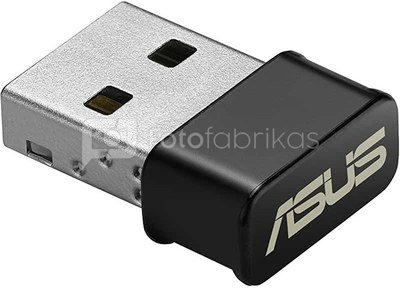 ASUS USB-AC53 NANO Asus USB-AC53 NANO 2.4GHz/5GHz, Wi-Fi standards 802.11ac