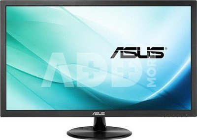 ASUS VP228T 21,5" LCD LED FHD / 0.248/ 1920x1080/ 100M:1 / 1ms /H=170 V=160 / 250cdq / D-Sub / DVI-DI / Til, VESA wall mounting / Black