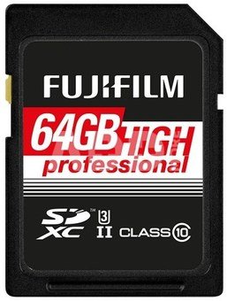 Memory card Fujifilm SDXC-64GB UHS-II High Prof. C10 EU