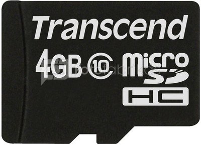Transcend MicroSD SDHC 4GB Class 10