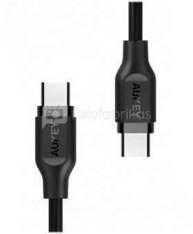 AUKEY Cable CB-CC1P OEM PVC Power Delivery PD USB C - USB C | 1m | 5 Gbps | 3A | 60W PD | 20V