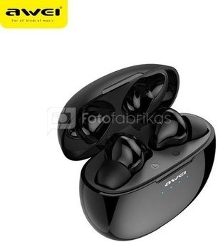 AWEI Bluetooth headphone s 5.0 T15 TWS + dock station black