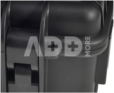 B&W International Type 2000 black incl. pre-cut foam