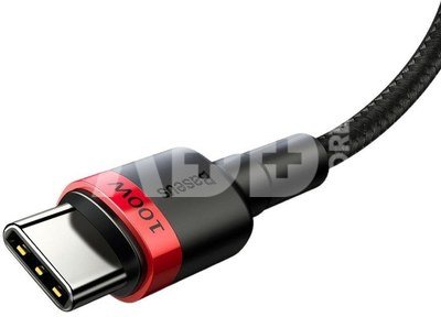 Baseus Cafule PD2.0 100W flash charging USB For Type-C cable (20V 5A)2m Red+Black