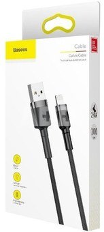 Baseus Cafule USB Lightning Cable 2,4A 1m (Gray+Black)