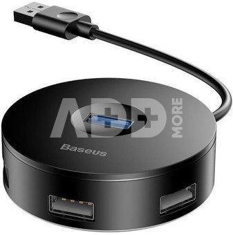 Baseus Hub 4in1 USB to USB 3.0 + 3x USB 2.0 15cm (Black)