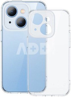 Baseus Illusion Transparent Case, lens frames, tempered glass set for iPhone 14 Plus