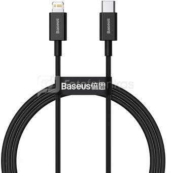 Baseus Superior Series Cable USB-C to iP, 20W, PD, 1m (black)
