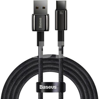 Baseus Tungsten Gold Cable USB to USB-C, 100W, 1m (black)