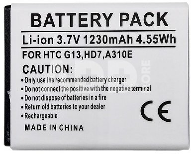 Battery HTC HD3, HD7, Wildfire S (A510 C, Marvel C)