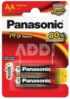 Alkaline batteries Panasonic PRO Power LR6-2BP