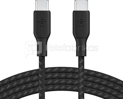 Belkin braided USB-C/USB-C Cable 100W 2m black CAB014bt2MBK