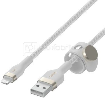 Belkin Flex Lightning/USB-A 1m mfi cert., white CAA010bt1MWH