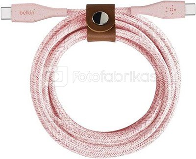 Belkin DuraTek Plus USB-C/USB-C 1,2m, pink F8J241bt04-PNK