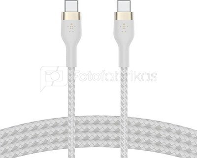 Belkin Flex USB-C/USB-C till 60W 2m, white CAB011bt2MWH