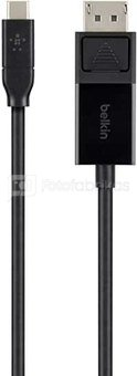 Belkin USB-C to Displayport Cable 1,8m black B2B103-06-BLK