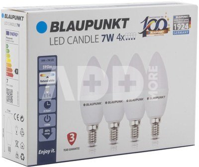 Blaupunkt LED лампа E14 6,8W 4pcs, warm white