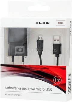 BLOW Charger USB 2,1A +cable microUSB